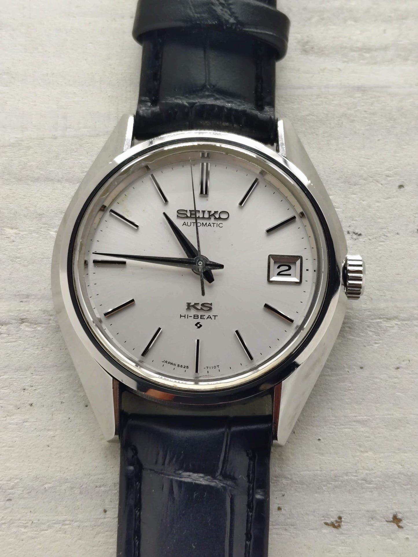 King Seiko 56KS Hi-Beat 5625-7110 – April 1972 – unpoliert, Suwa, revidiert