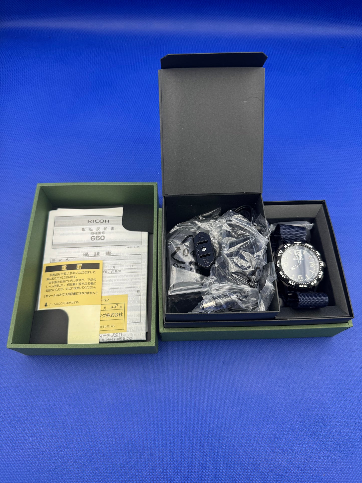 Ricoh Commander 660 – Solar/Hybrid Field JDM Watch – Full Set (2016, Made in Japan)