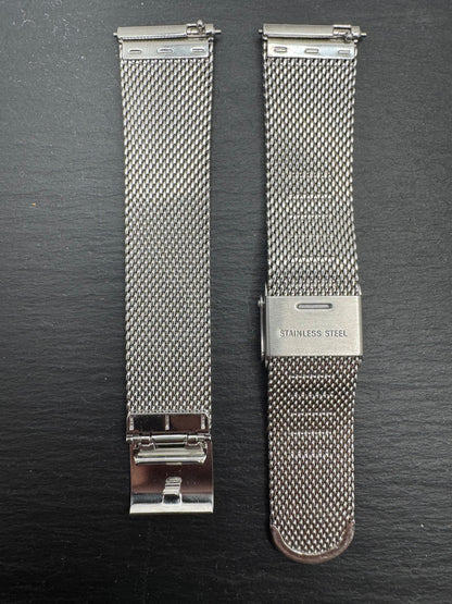 Knot Milanaise Edelstahlarmband silber – 18 mm Schnellwechselsystem