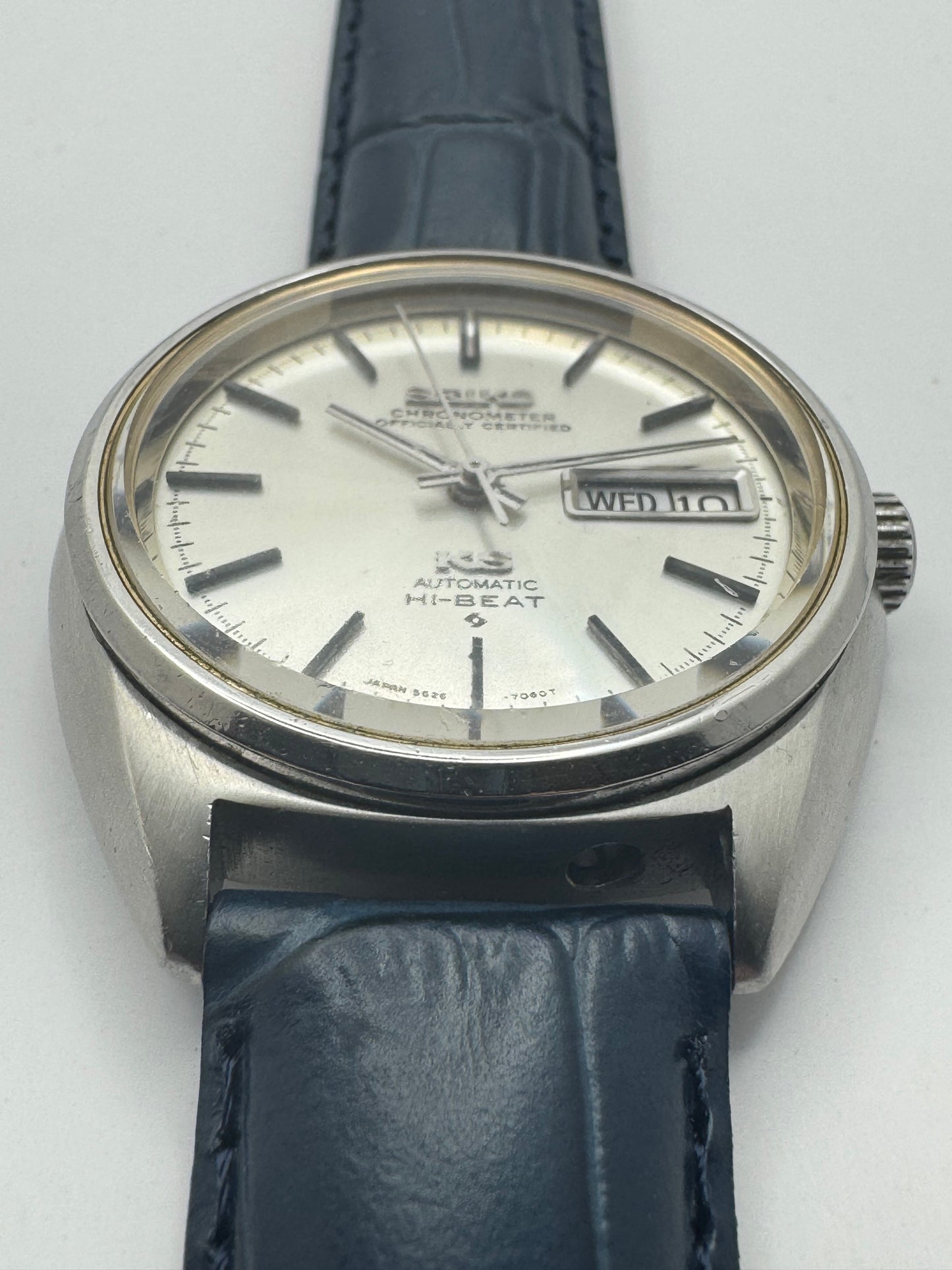 Vintage King Seiko Chronometer Officially Certified Hi-Beat Ref. 5626-7060 (Juni 1970) – „56KS" Suwa-Manufaktur, JCA-zertifiziert