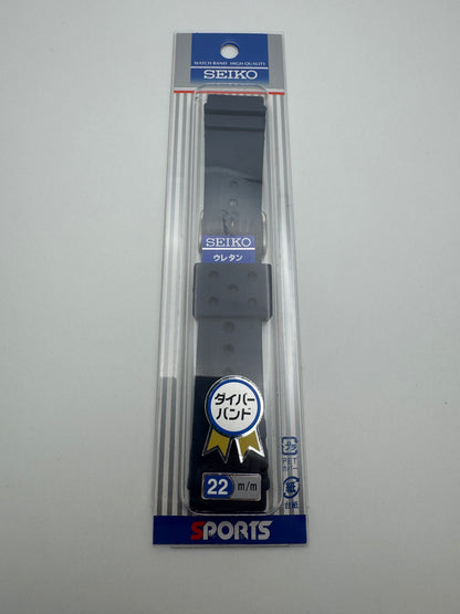 Seiko Wechselarmband RS04K22NY2 22-20 mm – Polyurethan, marineblau (JDM)