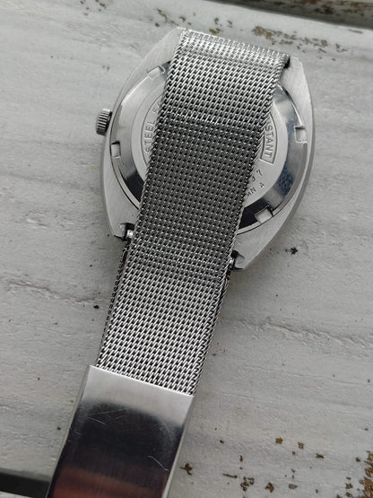Seiko Lord Matic 5606-6000 – Aug. 1972 – schwarzes Dial, Day-Date, revidiert