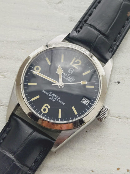 Nova Dona Autodate – Japan's first magazine project watch – ETA 2824-2, exhibition case back – Serviced early 2026