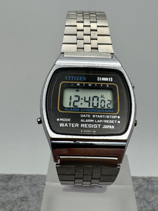 Citizen Alarm-Chronograph P080-312775 – digitale Citizen der 1980er Jahre – revidiert