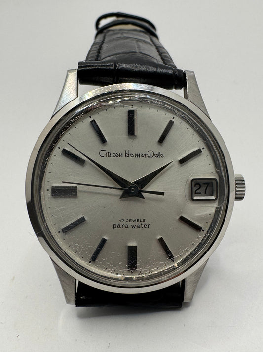 Citizen Homer Date „Para Water“ – Ref. 52702-TA (JDM, November 1967, frisch revidiert)