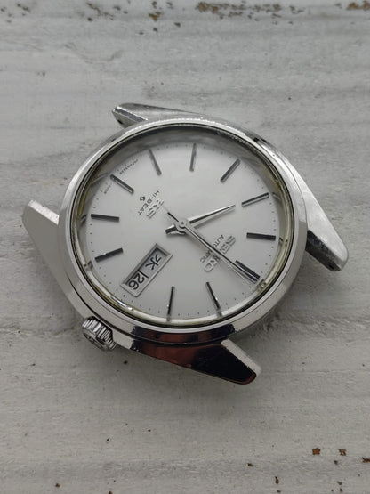 King Seiko Hi-Beat 5626-7000 – Calibre 5626A, Suwa Seikosha – Acier inoxydable, couronne signée KS – Juin 1970 – fraîchement révisée