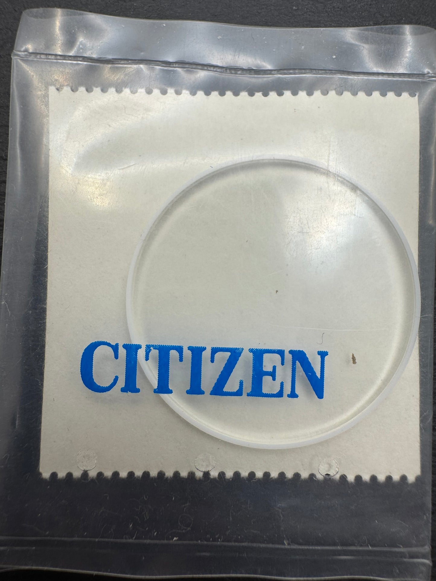 Citizen Uhrglas 54-70260 – Ø ca. 29,7 mm – Crystal Glass (Mineralglas) – Vintage Watch Glass – NOS
