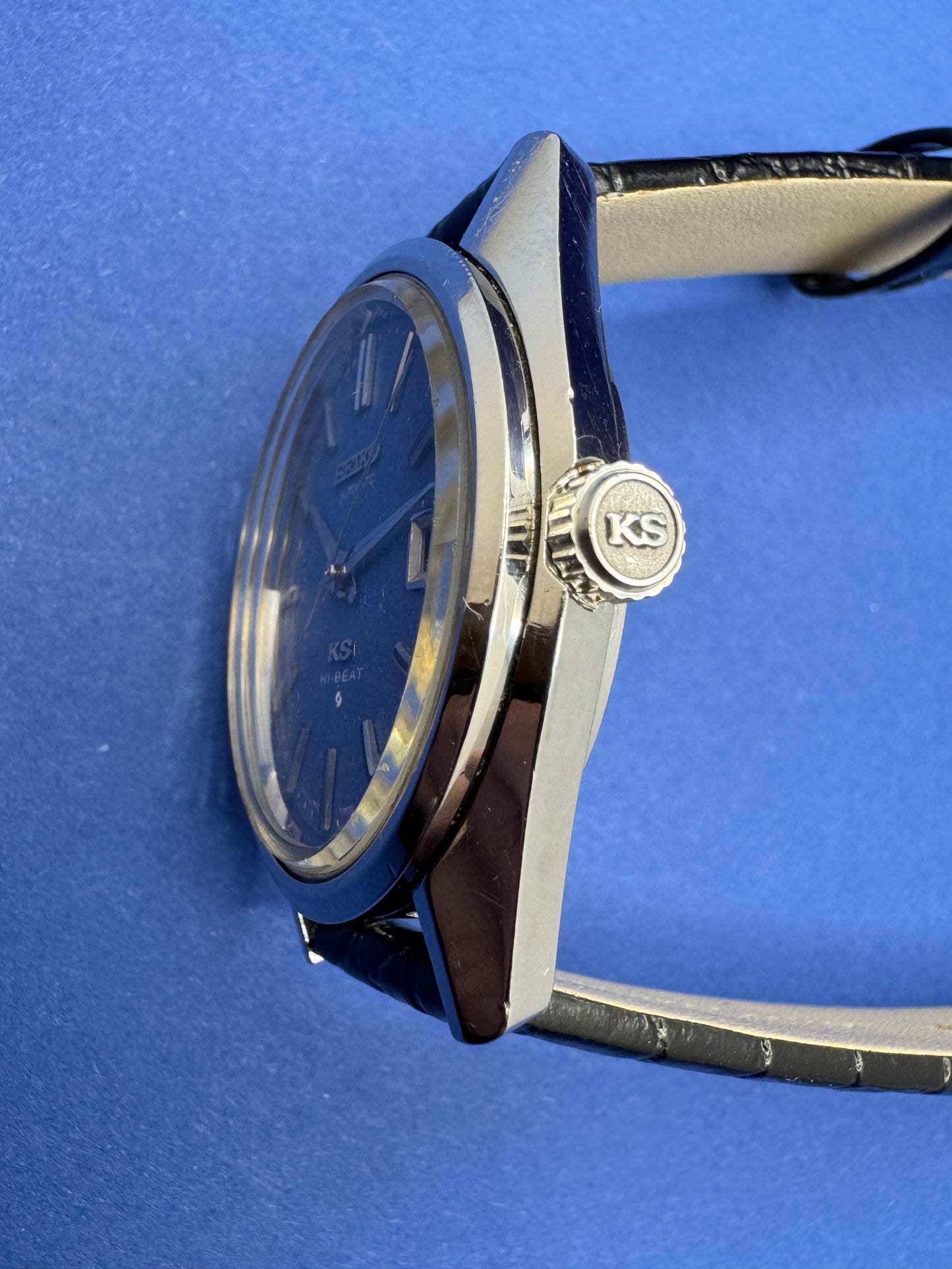 King Seiko 5625-7000 Hi-Beat – seltenes blaues Zifferblatt (Juni 1970), im Januar 2026 komplett revidiert