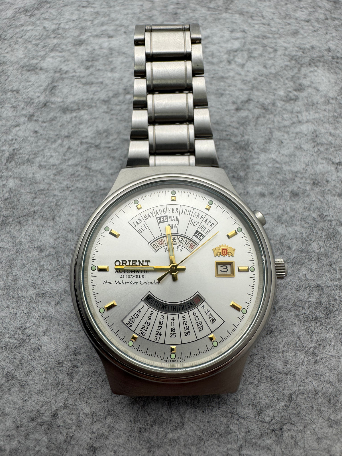 Orient New Multi-Year Calendar – JDM - Automatic 21 Jewels – late 1990s, approx. 43 mm