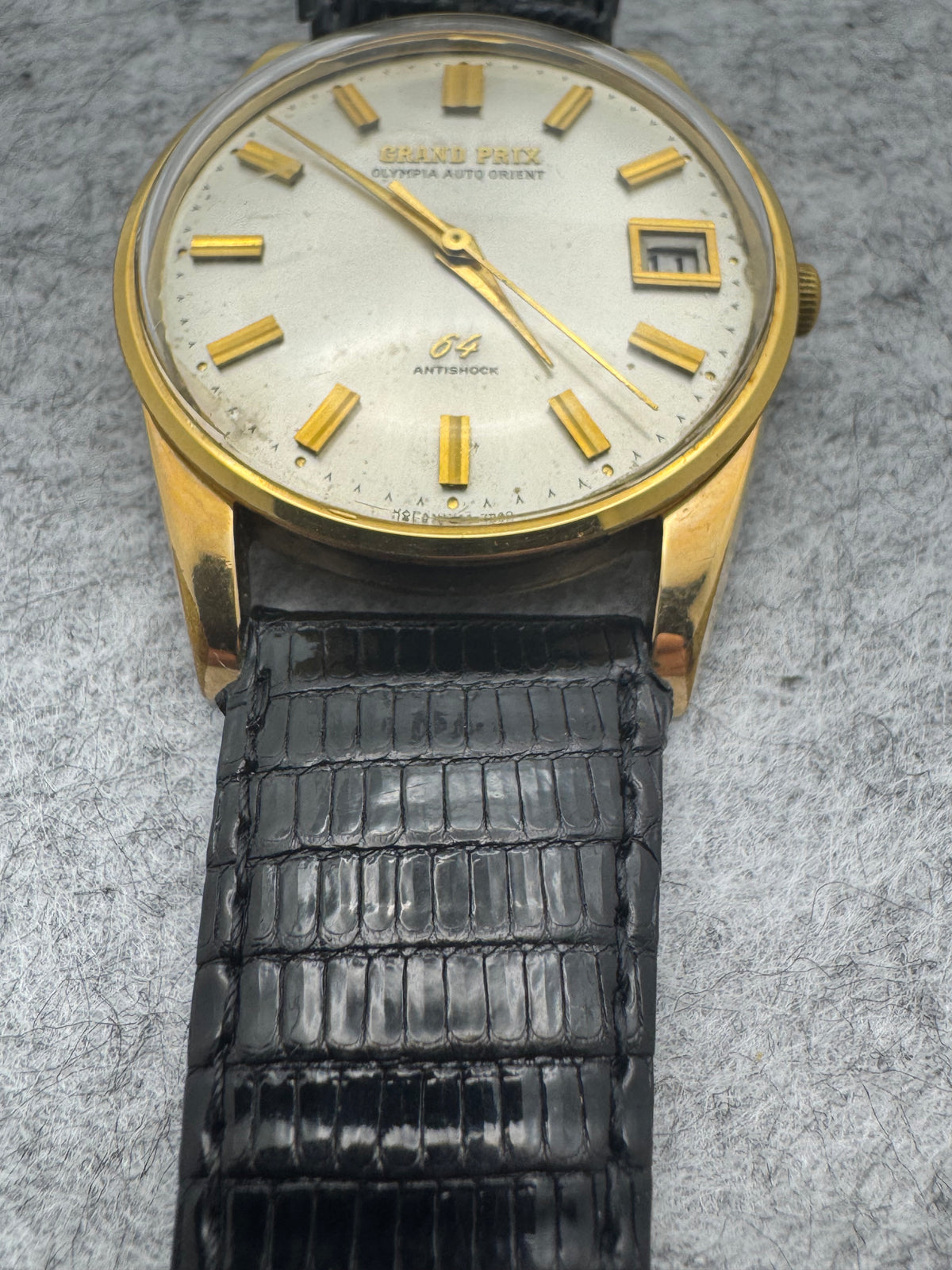 Orient Grand Prix Olympia Auto Orient 64 – 64 Jewels – Automatik – Tokyo 1964 – Vintage Japan