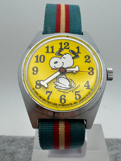 Citizen Snoopy / Peanuts – early 70s Ref. 4-120418 – Mechanical Hand-Wound – Bone Hands – Vintage Japan