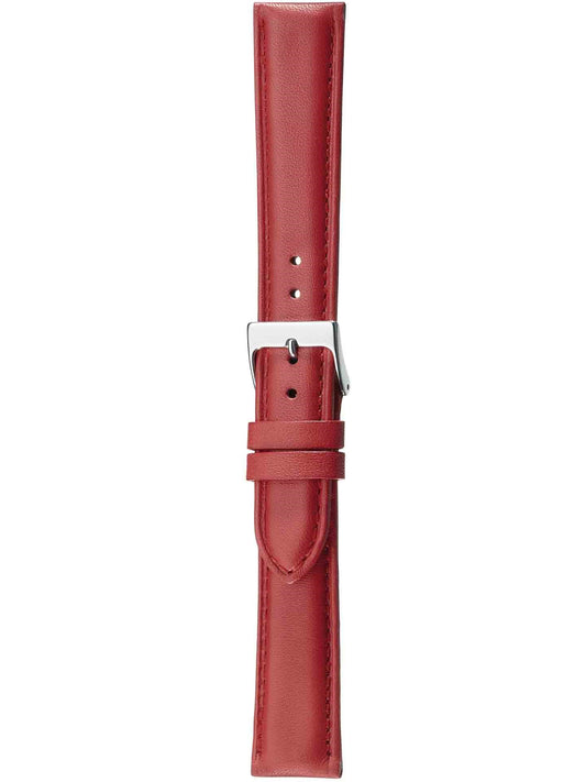 Herzog Italo-Nappa Lederarmband Rot