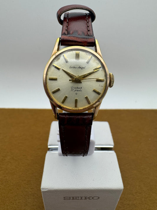 Seiko Angel – Diashock 17 Jewels – Handaufzug Damenarmbanduhr (September 1962)
