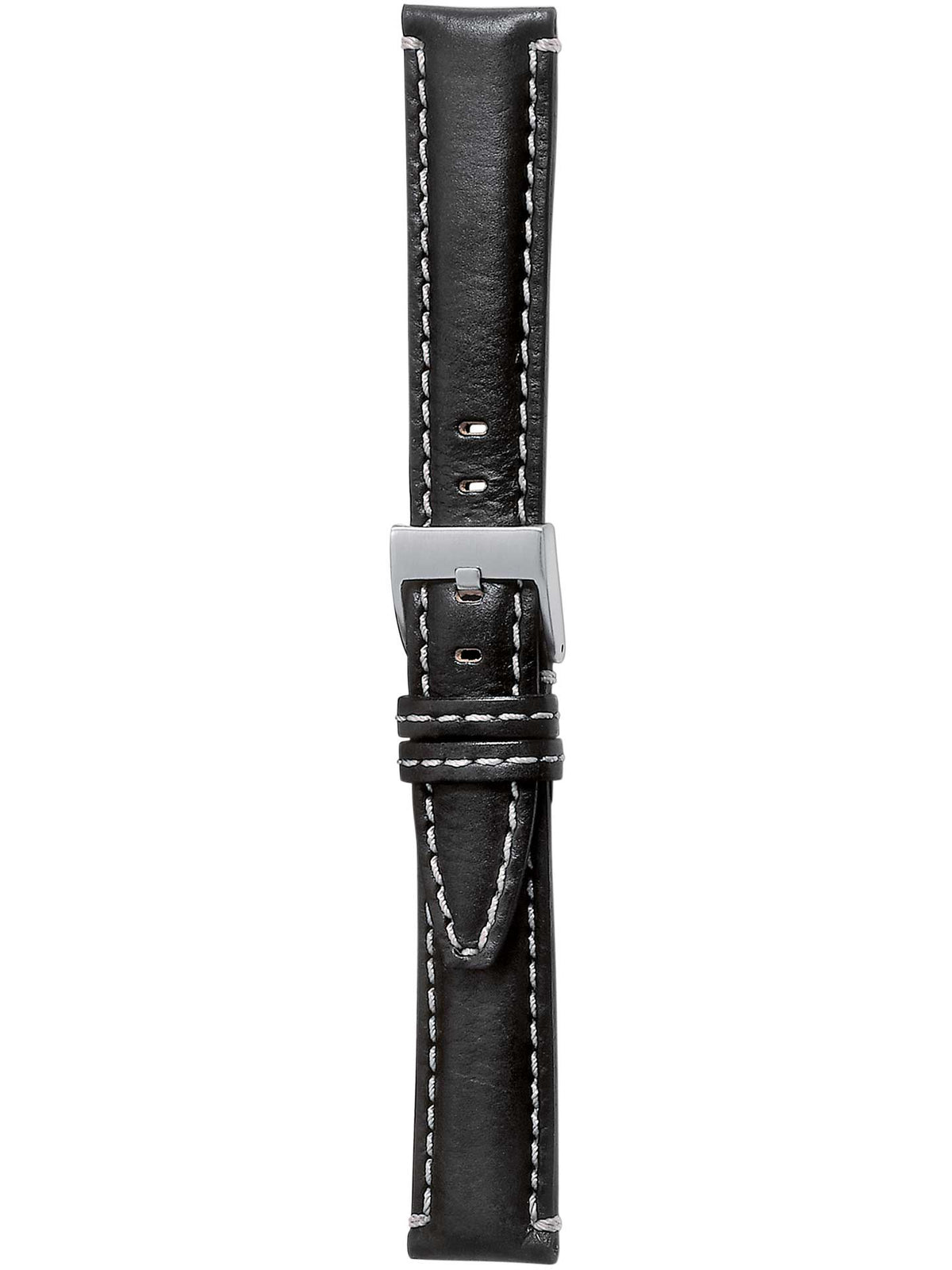 Herzog Torino Lederarmband Schwarz