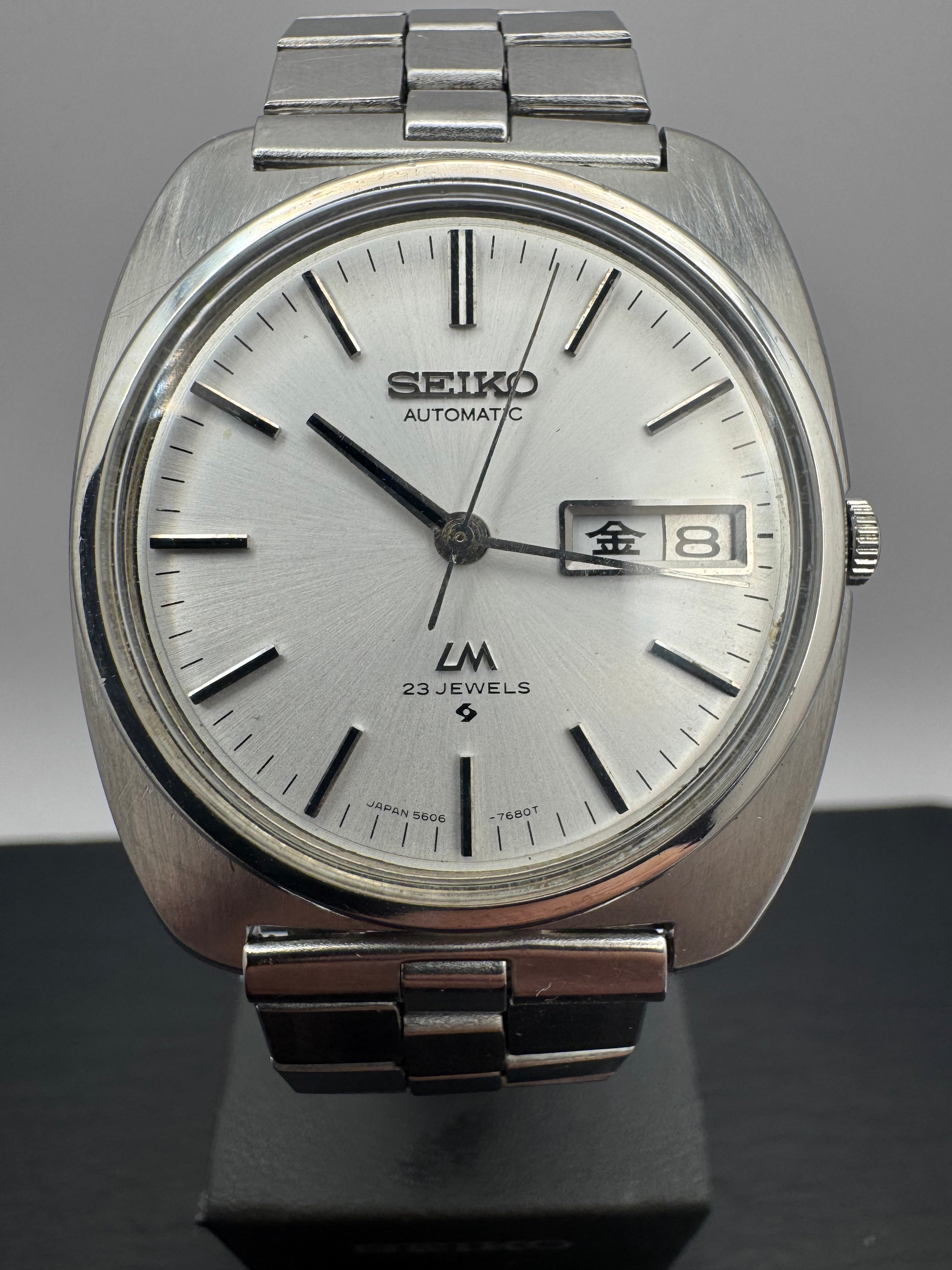Seiko Lord Matic 5606-7130 – Dec. 1969 – Day-Date, Original Steel