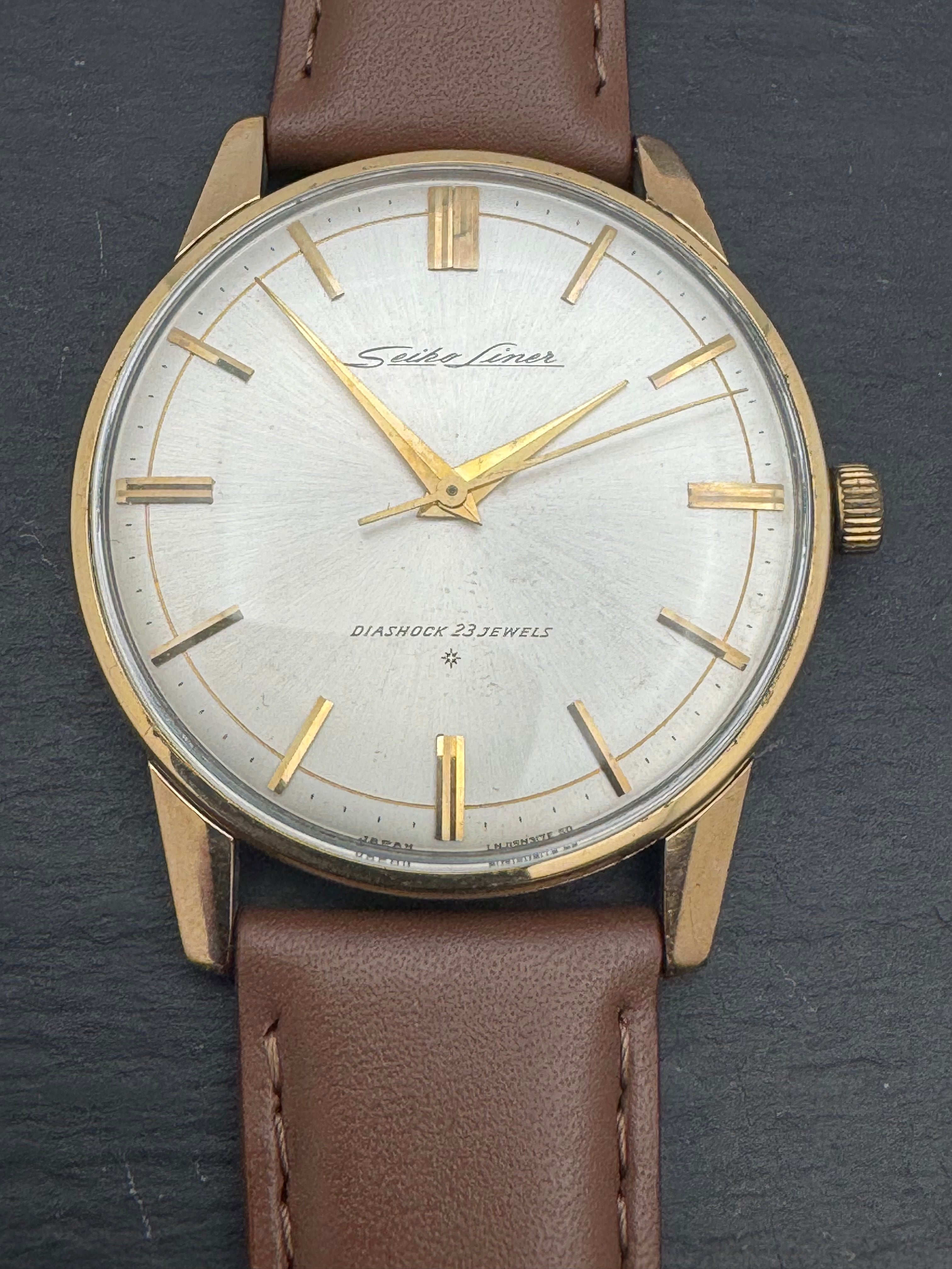 SEIKO Liner 23JEWELS 手巻き メンズ腕時計 Seiko Liner 