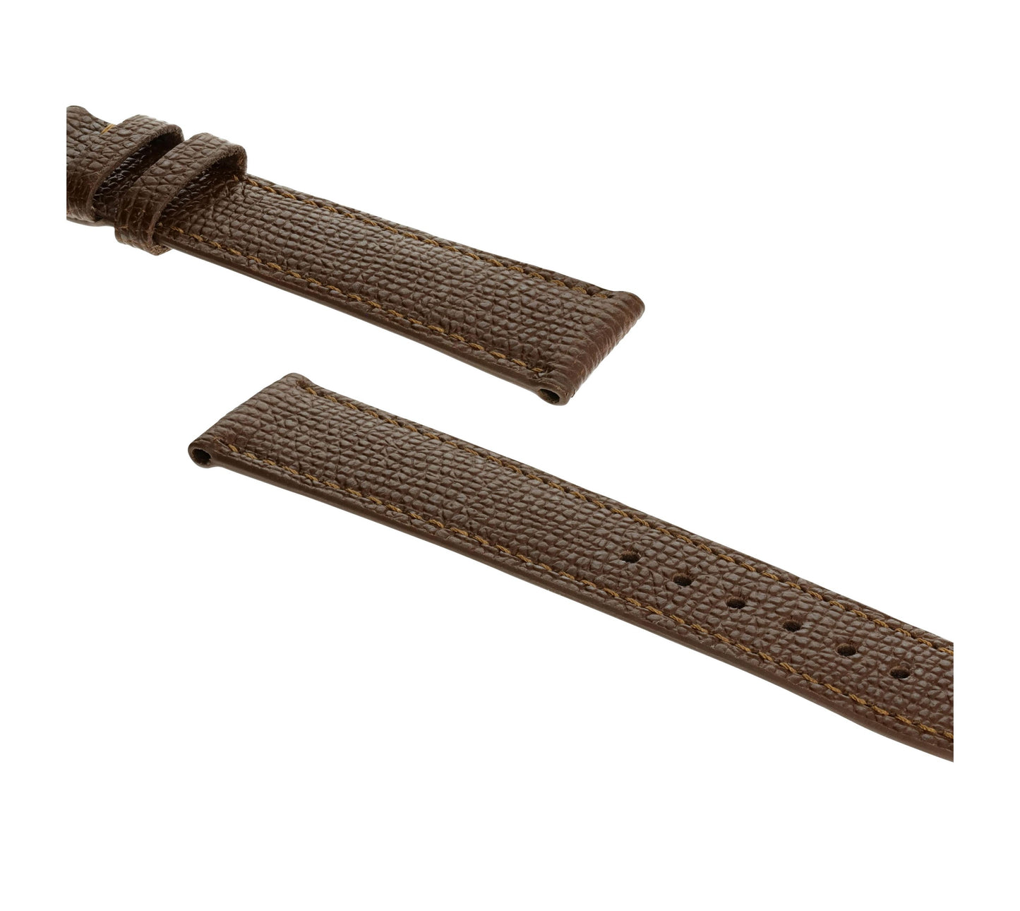 RIOS1931 Rindsleder-Uhrenarmband (Tabak) - 22mm - Länge M