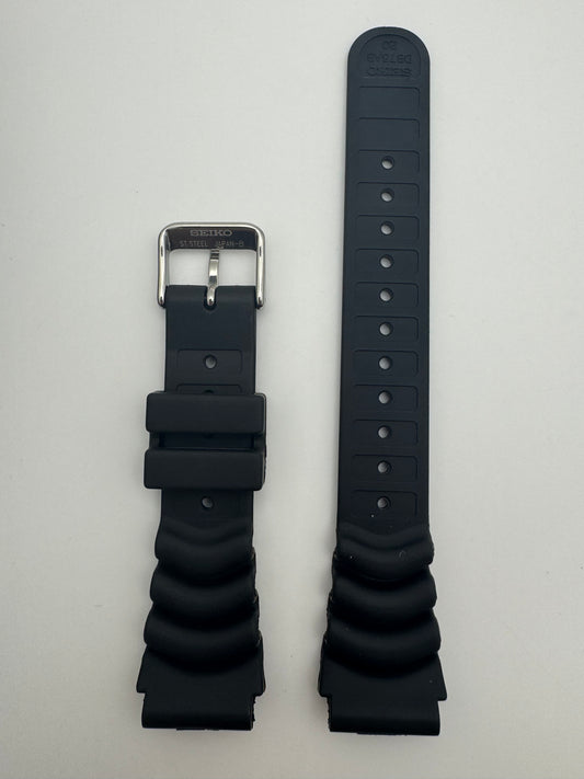 Original Seiko Diver-Armband DB73BP (20–18 mm) – schwarz (JDM)