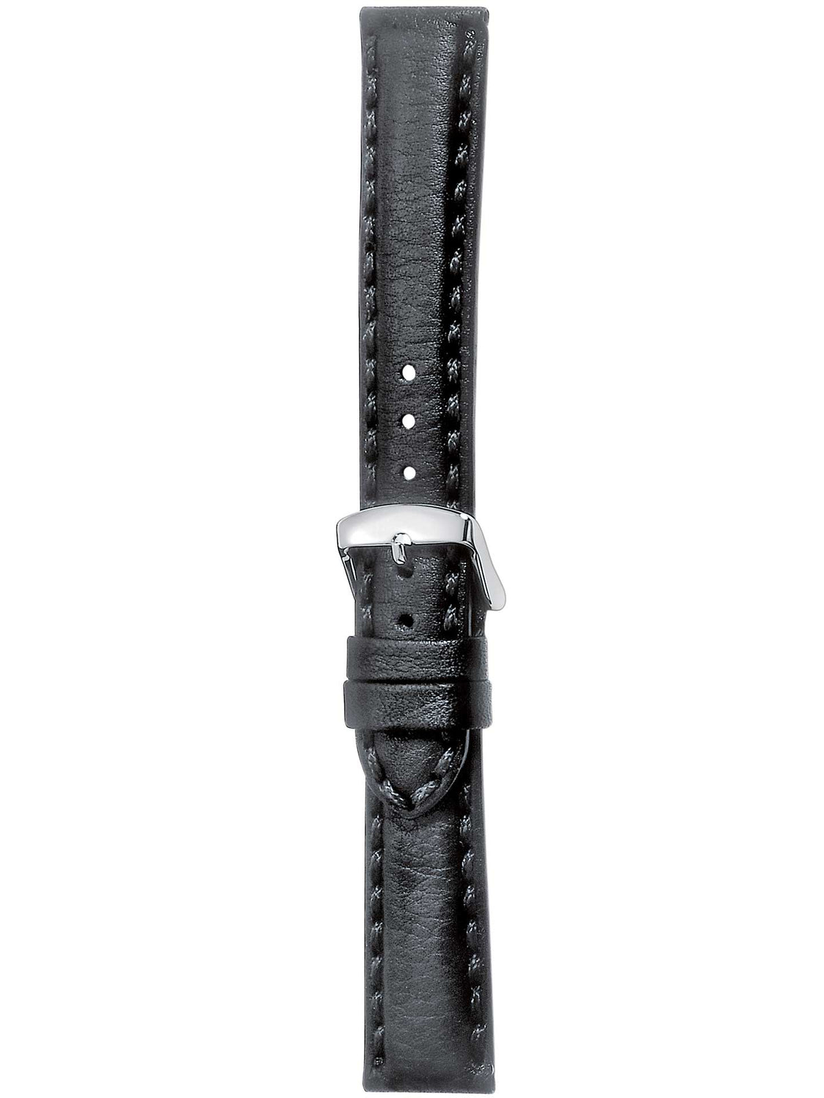 Herzog Chronograph Lederarmband Schwarz