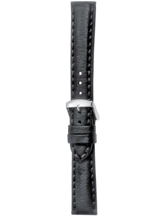 Herzog Chronograph Lederarmband Schwarz