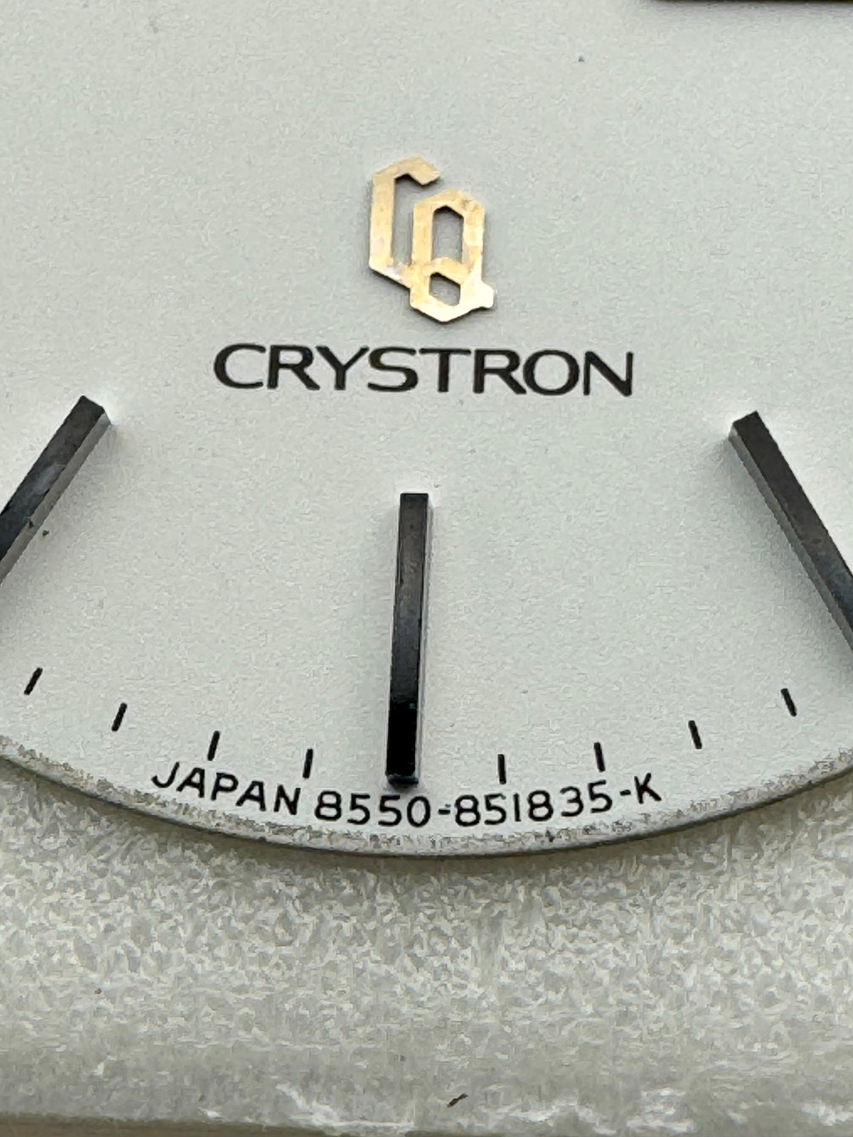 Citizen Crystron Quartz – Zifferblatt 8550-851835-K (NOS)