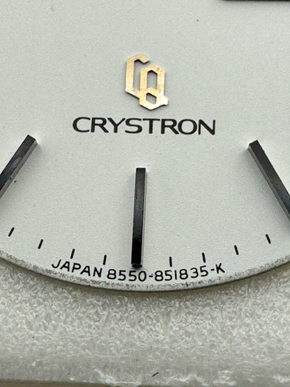 Citizen Crystron Quartz – Zifferblatt 8550-851835-K (NOS)