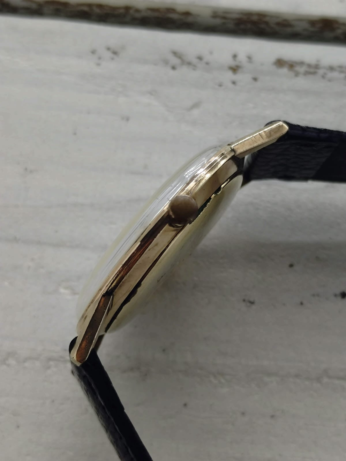 Seiko Liner « Diashock 23 Jewels » – Réf. 15010E – Calibre 3140, remontage manuel – Boîtier en plaqué or, début des années 1960 – fraîchement révisée