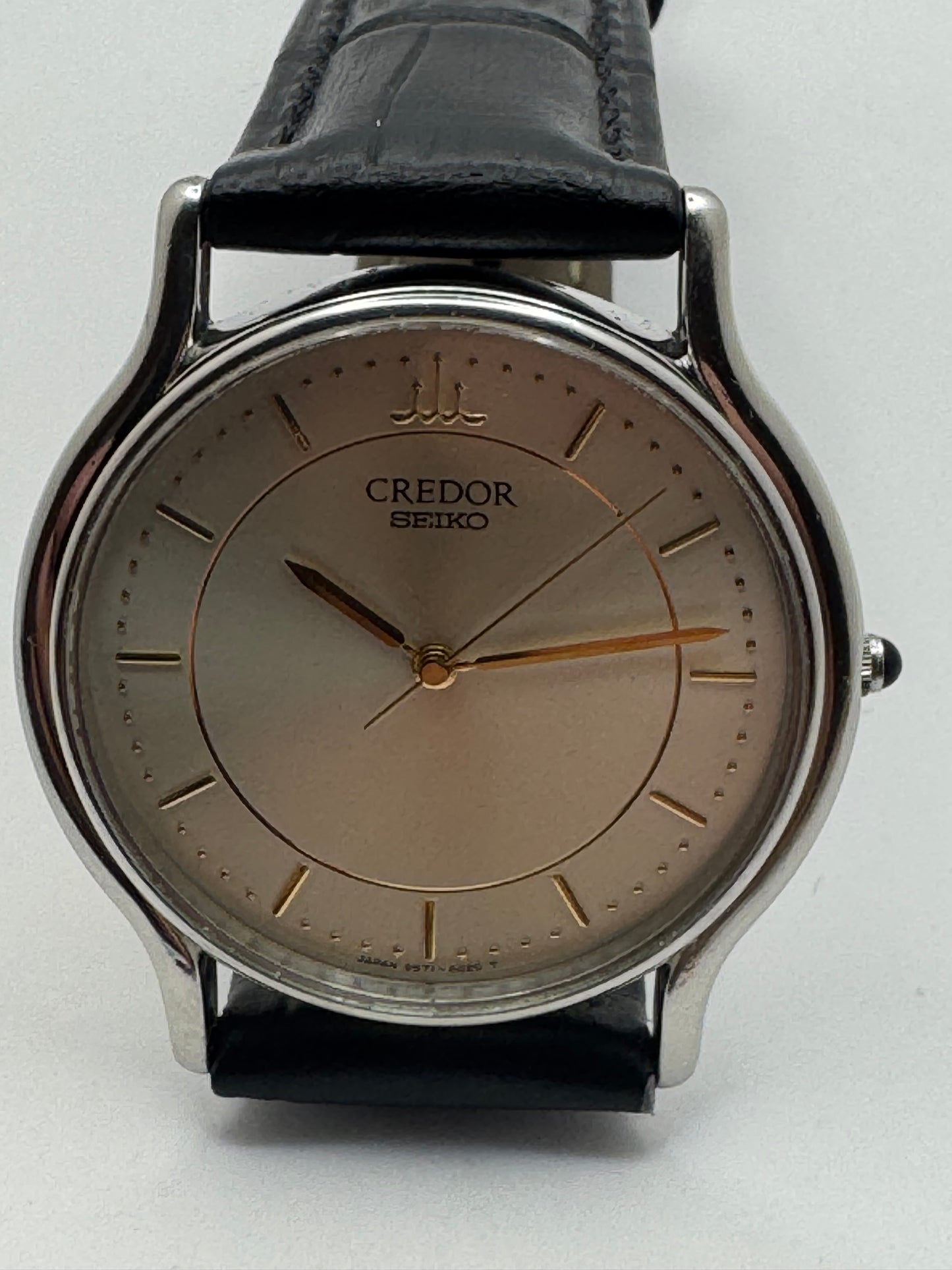 Credor (Seiko) - ultraflache Dress Watch · Ref. 9571-6000 (Juli 1990)