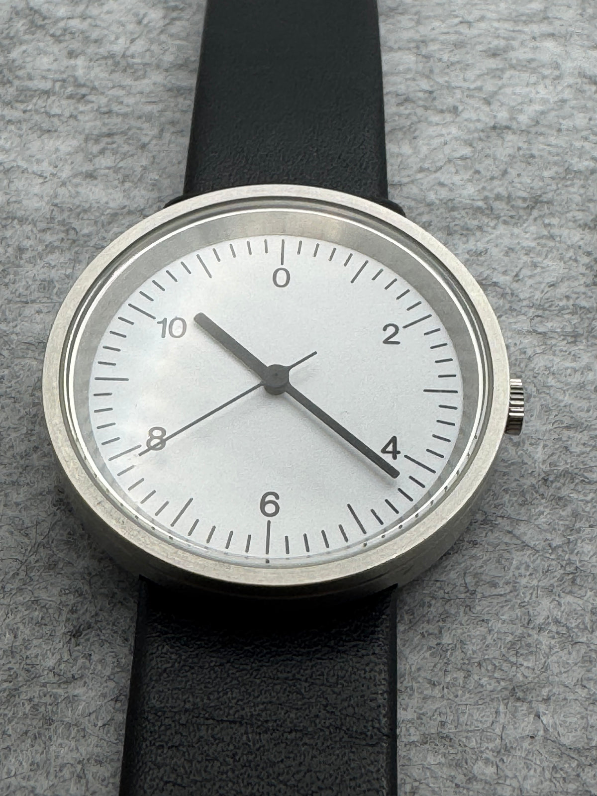 MUJI Solar – Wristwatch with Citizen Solar Movement and Zero-Digit Dial – Very Well Preserved