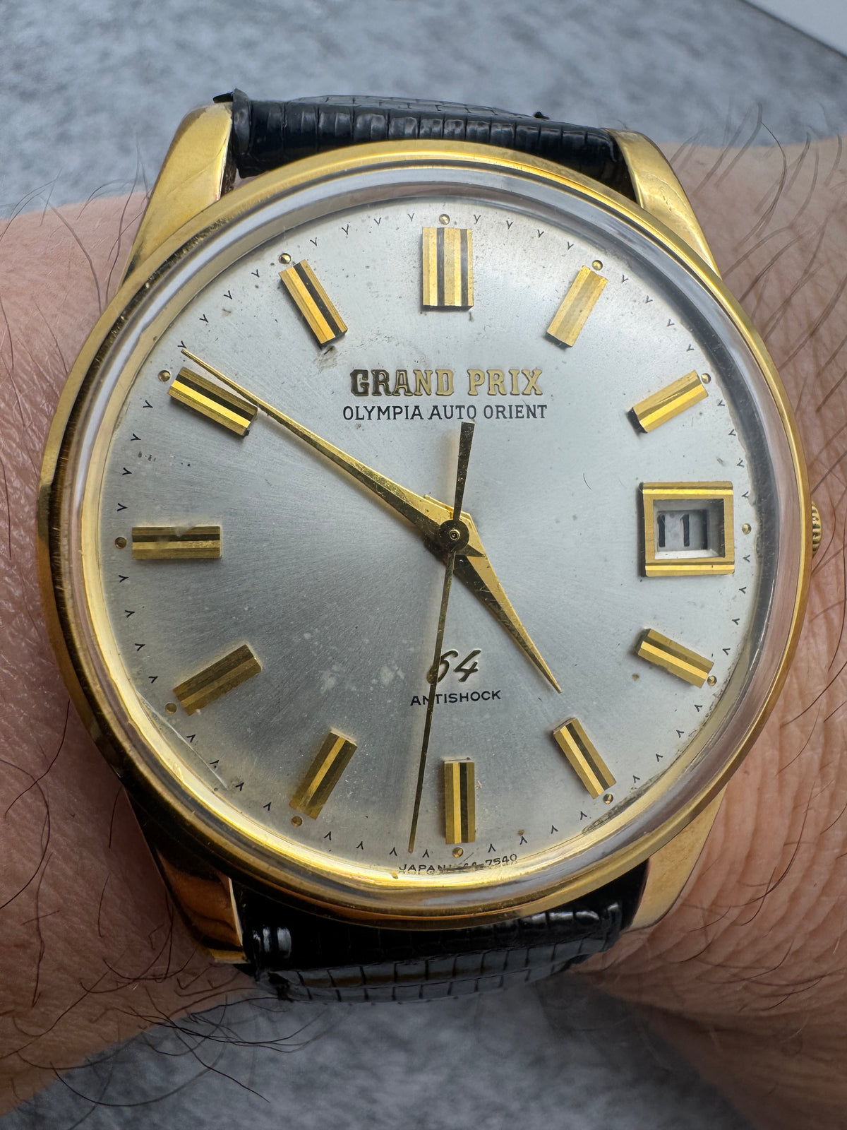 Orient Grand Prix Olympia Auto Orient 64 – 64 Jewels – Automatik – Tokyo 1964 – Vintage Japan