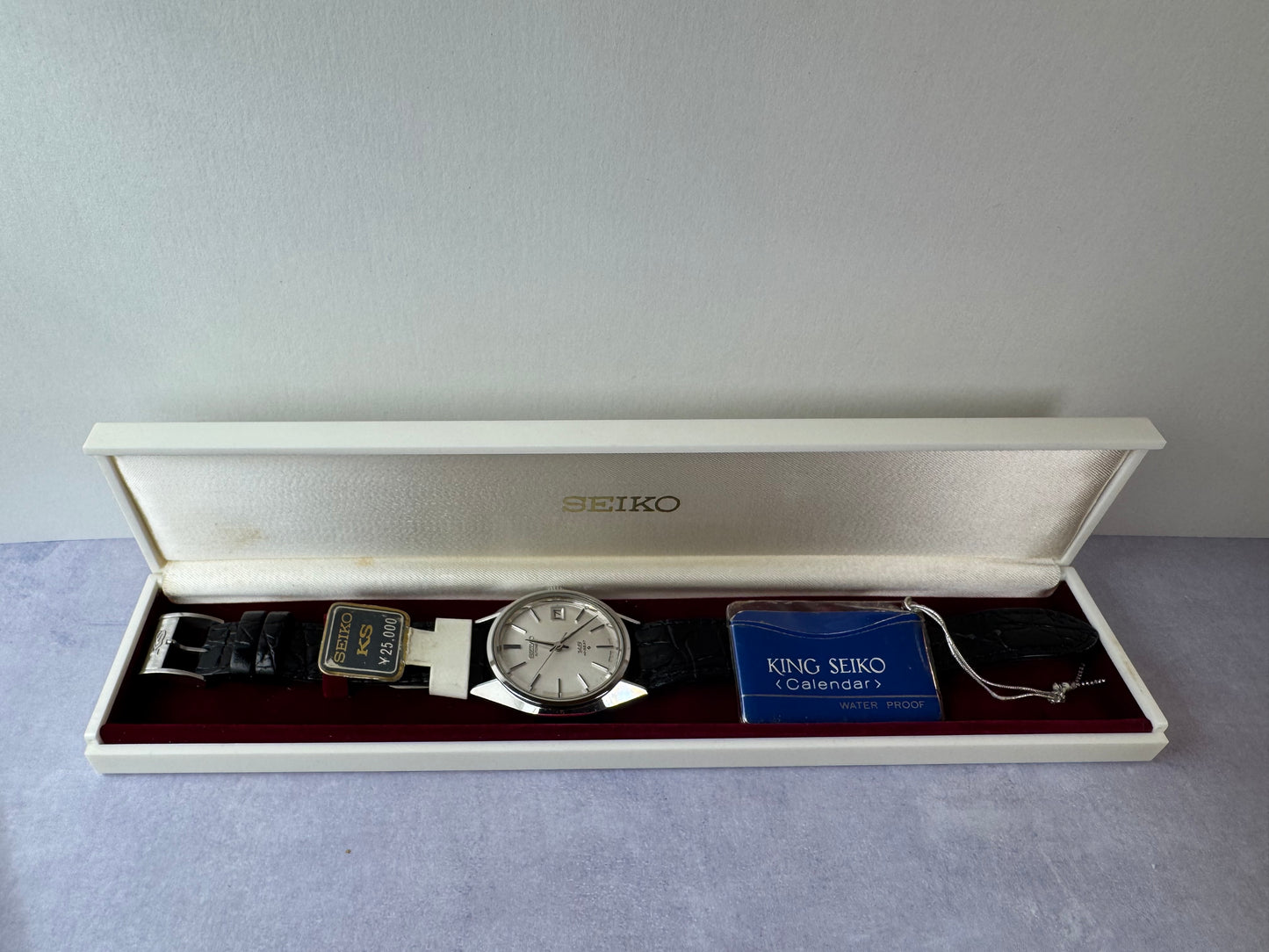 Rarität: King Seiko Hi-Beat 5625-7111 Full Set – März 1973 – nahezu unberührter Sammlerzustand