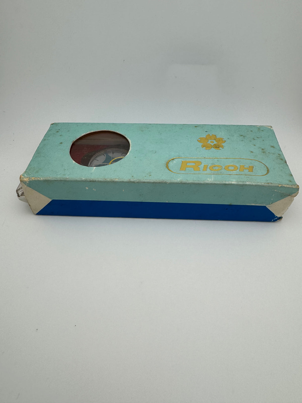 Ricoh Expo '70 Pendant Watch – Cherry Blossom Case, Blue Dial – Unworn with Original Box