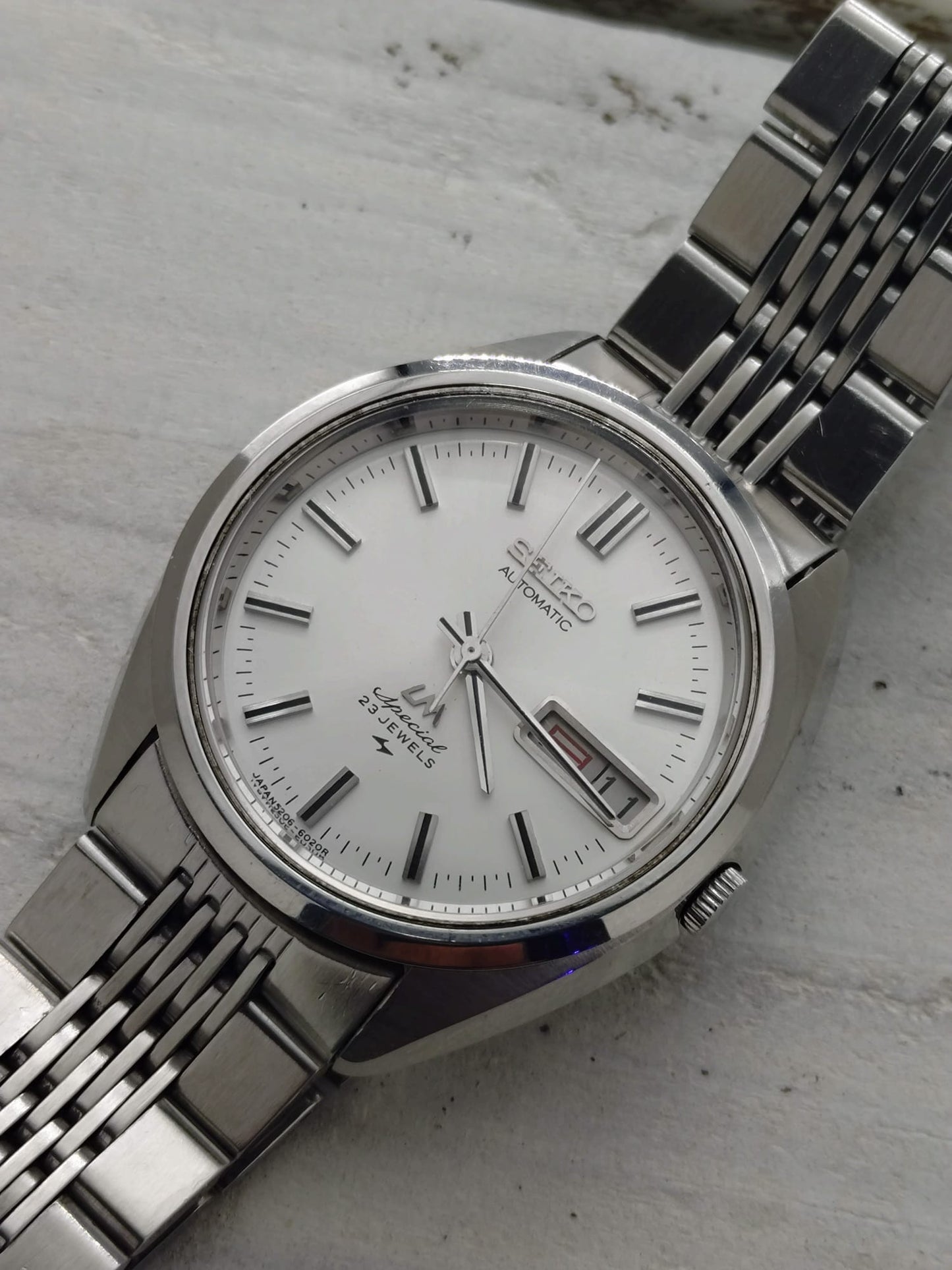 Seiko LM Special 5206-6020 – Jan. 1971 – Daini Hi-Beat, Originalband, revidiert