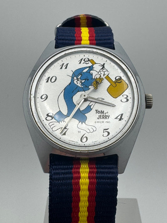 Seiko Tomony Tom & Jerry 5000-7000 – Handaufzug – 1970er Jahre – Comic-Klassiker aus Japan