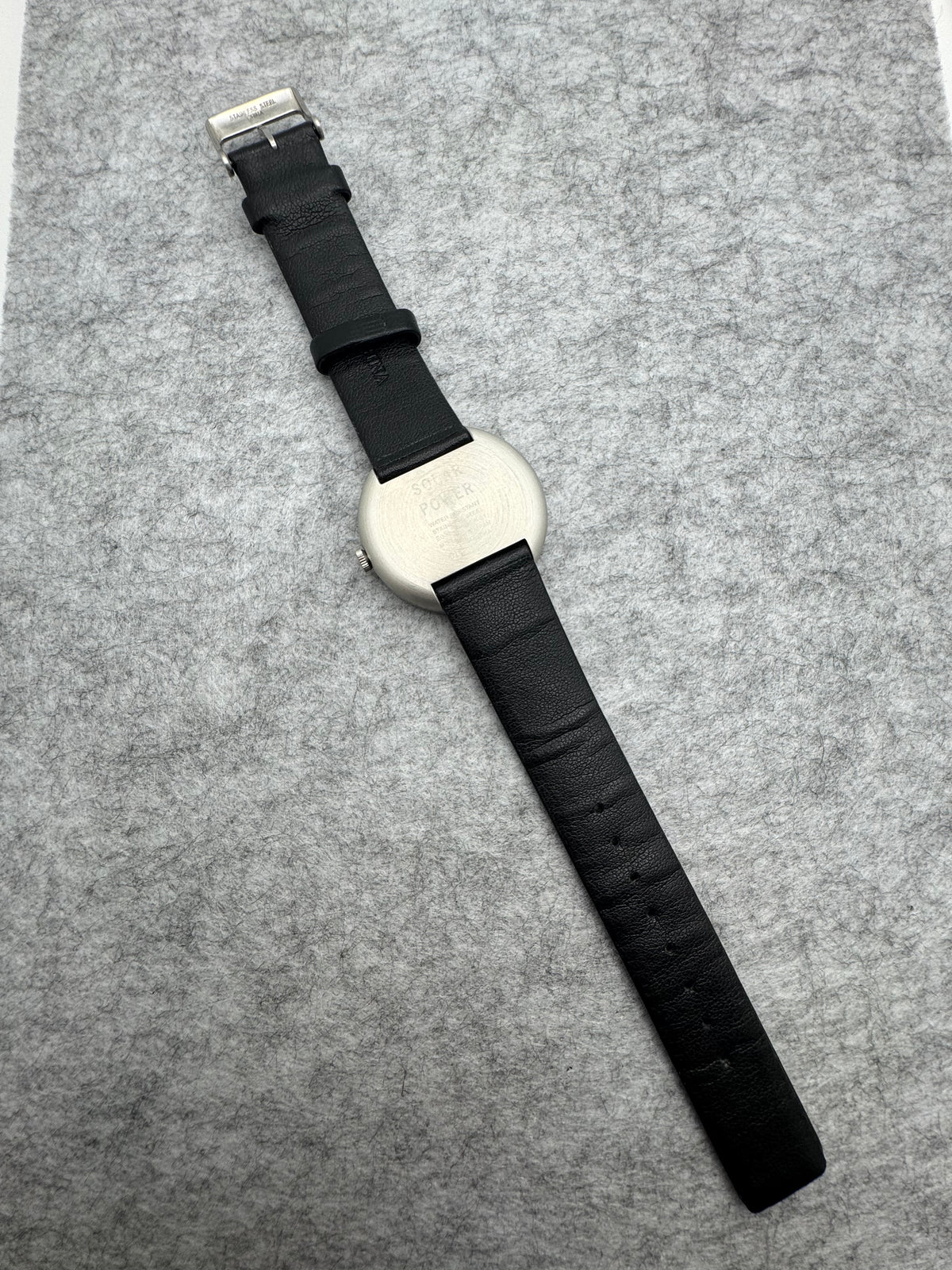 MUJI Solar – Wristwatch with Citizen Solar Movement and Zero-Digit Dial – Very Well Preserved