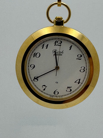 Ricoh Quartz Pocket Watch – Ref. J-272-48-01 – gold-colored – Chain