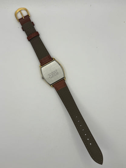 Ricoh Riquartz – Gold Tonneau Dress Watch (Japan, ca. 1970er Jahre)