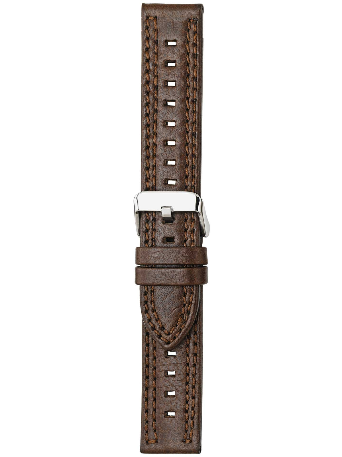 Herzog Kansas Lederarmband Dunkelbraun
