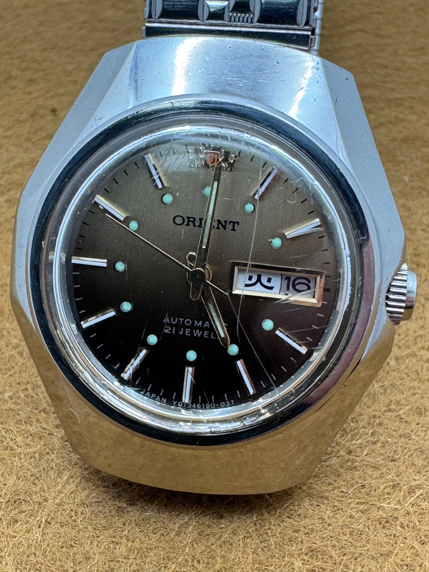 Orient Damen- Automatikuhr 21 Jewels – Vintage Japan (Ref. F0196160-0 PT) - 70er Jahre