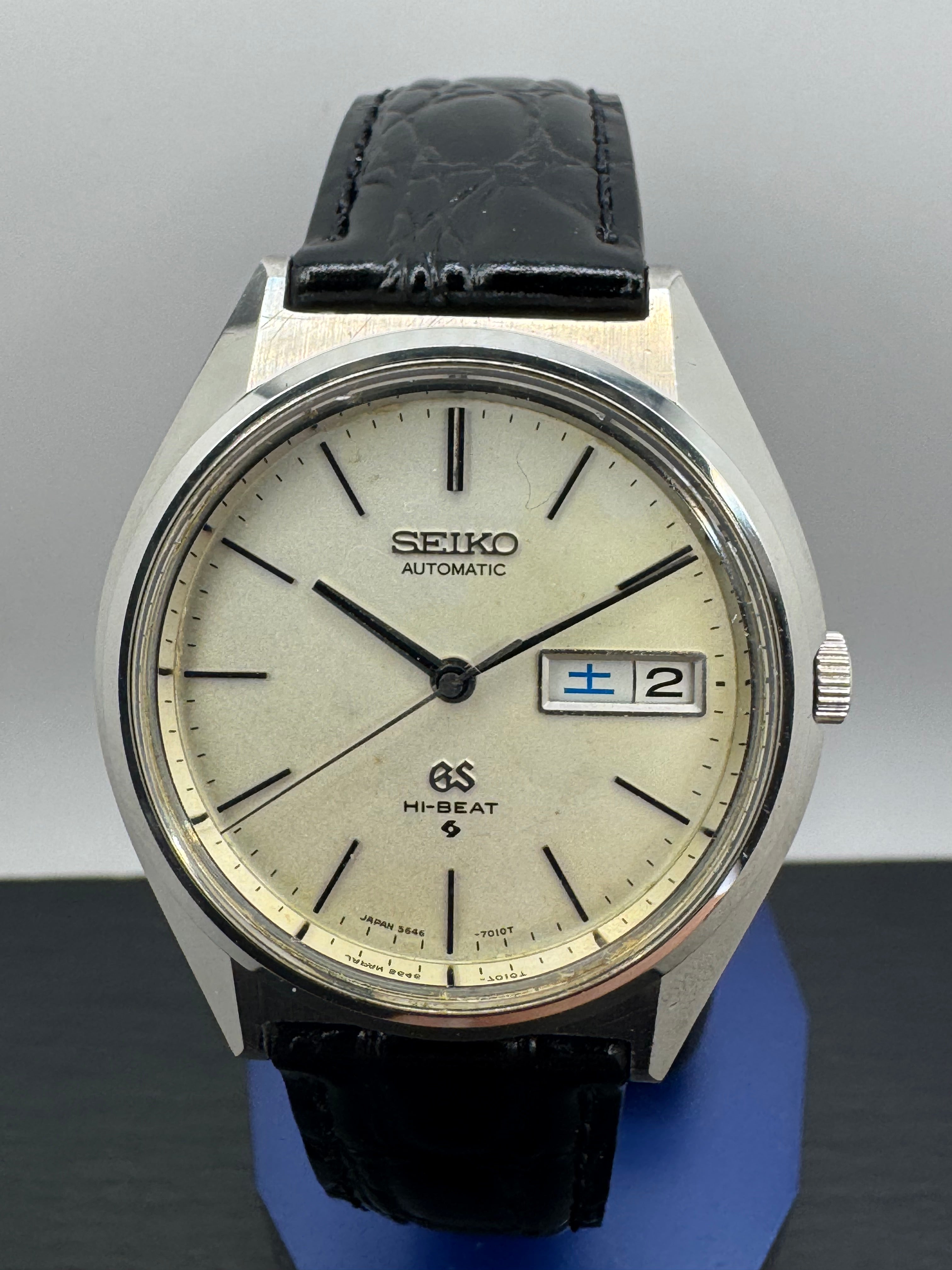 Grand Seiko 56GS Hi-Beat 5646-7010 – March 1973 – Day-Date, Suwa
