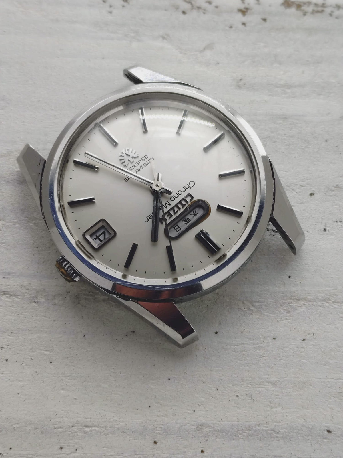 Citizen Chronomaster 33 Jewels – Juni 1967 – Auto Day/Date, Parawater – revidiert mit Beleg