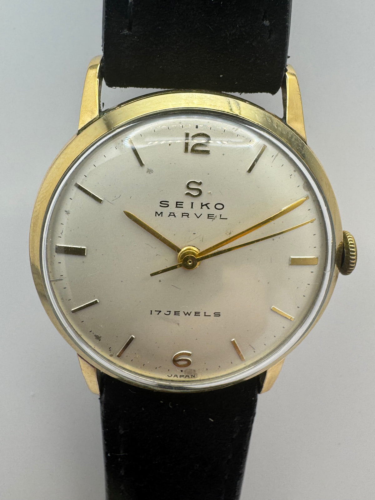 Seiko Marvel – Ref. J13010 – Manual wind, 17 jewels, Suwa Seikosha – 14K gold-filled – January 1958 – freshly serviced