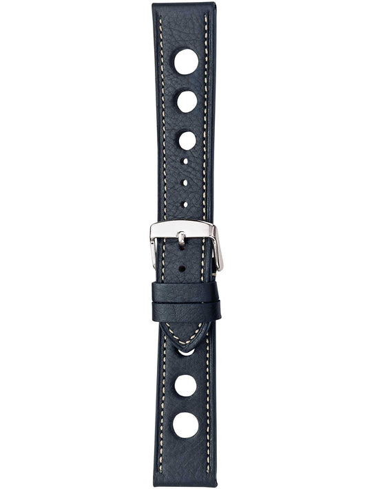Herzog Grand Prix Lederarmband Schwarz