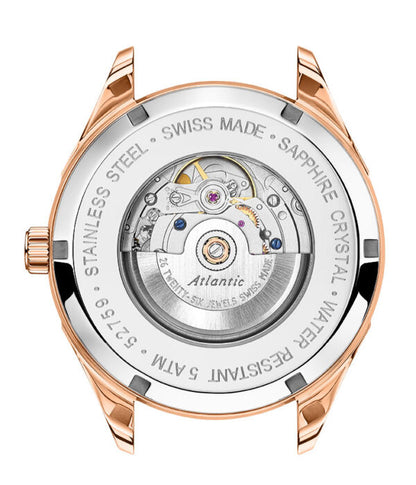 Atlantic Worldmaster 1888 Automatik NE – Roségold/Blau (42 mm)