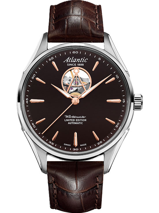 Atlantic Worldmaster Automatik Open Heart Limited Edition – Schokolade (42 mm)