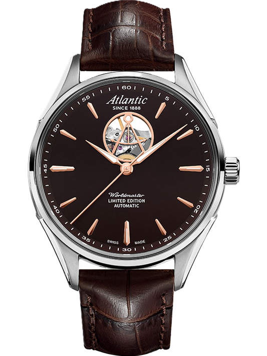 Atlantic Worldmaster Automatik Open Heart Limited Edition – Schokolade (42 mm)