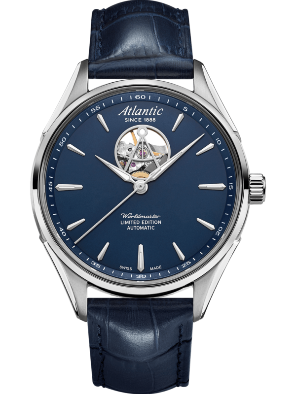 Atlantic Worldmaster Automatik Open Heart Limited Edition – Blau (42 mm)