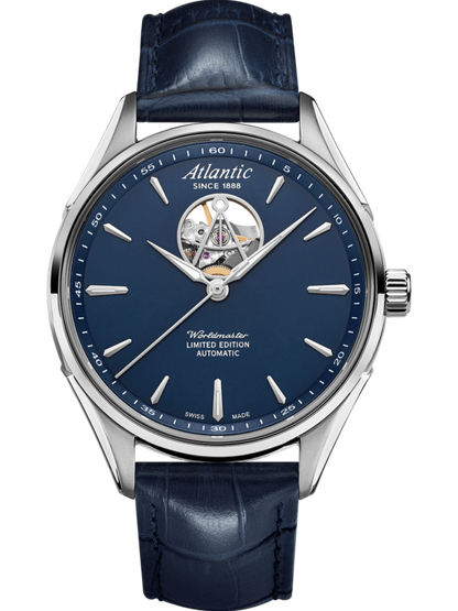 Atlantic Worldmaster Automatik Open Heart Limited Edition – Blau (42 mm)