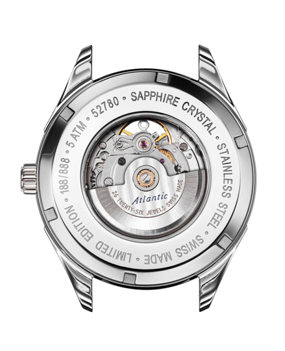 Atlantic Worldmaster Automatik Open Heart Limited Edition – Blau (42 mm)