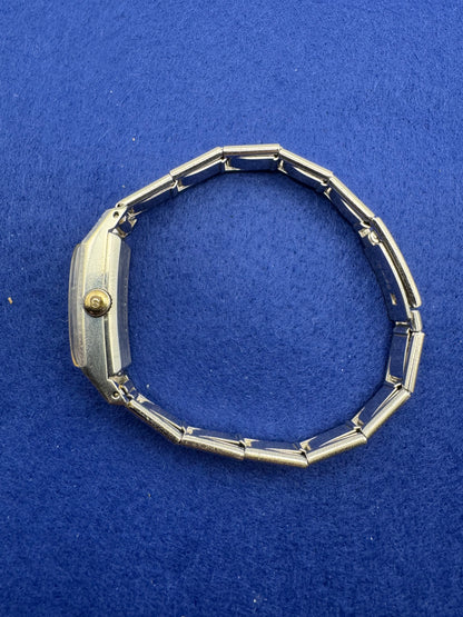 Seiko 1520-3080 – Vintage-Damenuhr (April 1975) vergoldet mit Stretchband